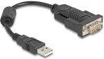 DeLOCK Adapter USB 2.0 A > 1x Seriell DB9 RS-232 St/St 0,25m