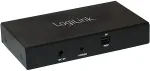 LOGILINK DisplayPort splitter, 1x2-port, 1x mini DP to 2x HDMI, 4K/30 Hz, HDCP