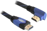 DeLOCK HDMI Kabel Ethernet A -> A St/St 1.00m 90&deg; links 4