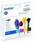 Tooner Brother LC970VALBP - 3er-Pack - Schwarz, Gelb, Cyan, Magenta - Original - Blisterverpackung - Tintenpatrone - f&uuml;r DCP 135C, 150C (LC970VALBP)