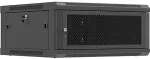 LANBERG WALL-MOUNTED INSTALLATION CABINET 19" 4U 600X600 BLACK PERFORATED DOOR (FLAT PACK)