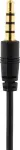 DELTACO on-ear headset, 20Hz-20kHz, 32&Omega;, 3.5mm 4-pin mini-connector, 1.8m, black/red / HL-108