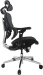EQUIP ergonoomiline kontoritool koos peatoe ja k&auml;etugedega sinine/must lite Retail