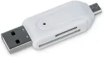 Kaardilugeja FOREVER USB OTG memory card reader for MicroSD and SD