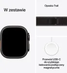 NONAME Nutikell Apple Apple Watch Ultra 3 GPS + Cellular 49mm Black Titanium korpus musta/charcoal Trail Loop rihmaga - M/L, mudel A3281