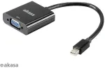 Akasa - miniDP to VGA adapter - 20 cm