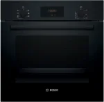 Ahi Bosch Oven | HBF133BA1 | 66 L | Electric | EcoClean | Knobs | Height 59.5 cm | Width 59.4 cm | Black