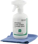 DELTACO Screen Cleaner for all types of monitors, 500ml, incl. microfiber cloth / CK1025