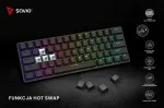 Klaviatuur SAVIO BLACKOUT X2 Mechanical Keyboard OUTEMU Blue, Hot Swap