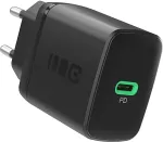 GREEN CELL Greencell PowerSource Solo30 Charger USB C Black Power Adapter 30W Power Delivery