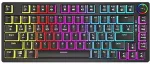 Klaviatuur SAVIO SAVGK-PHENIX RED PUDDING keyboard Gaming USB + RF Wireless + Bluetooth QWERTY US English Black