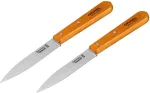 OPINEL Set of 2 paring knives N. 102 carbon