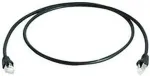 Teleg&auml;rtner MP8 FS 600 - Patch-Kabel - RJ-45 (M) - RJ-45 (M) - 1,0m - SFTP -Cat.7 Rohkabel - verseilt - Schwarz (L00000A0086)