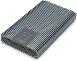 ASSMANN ELECTRONIC Obudowa/Stacja klonująca USB 3.1 Typ C na dyski SSD M.2 NVMe 20 Gbps aluminiowa, beznarzędziowa