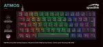 Klaviatuur Speedlink Atmos RGB Rainbow US (SL-670015-BK-US)