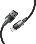 Tech-Protect USB-kaabel Apple iPhone Lightning otsikuga, 25cm, 12W/2.4A, tumehall,