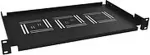 Solarix Shelf 19" 250mm storage tray BK front handle