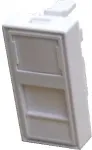 DATACOM Module 45x22.5mm for window sill with cover, white