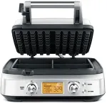 SAGE SWM620BSS4EEU1 the Smart Waffle Pro Vaffeljern B&oslash;rstet rustfrit st&aring;l