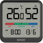 SAVIO CT-01/B temperature/humidity sensor Indoor Temperature sensor Freestanding