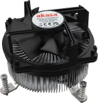 AKASA Intel LGA1700 Processor Hybrid cooler 9 cm Aluminium, Black 1 pc(s)