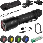 No name Zestaw mysliwski Ledlenser TAC6R Black Case