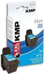 Tooner KMP Patrone HP C9351AE Nr.21 black 520 S. H29 refilled