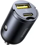 Noname Baseus Tiny Star Mini Car Charger USB-A/USB-C 30W Cosmic Black