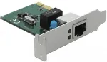 DeLOCK Gigabit LAN 1x RJ45 +Low Profile Delock