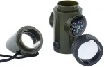 MIL-TEC Survival whistle 6 in 1 Olive