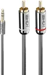 Lindy Audiokabel an Phono 3.5mm Cromo line 2m