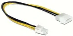DELOCK Kabel P4 Stecker zu Molex 4 Pin Stecker 30cm
