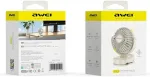 Ventilaator Awei Mini desk fan F45 1200mAh white