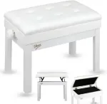 V-TONE PB2 WH ława do pianina keyboardu biała tapi