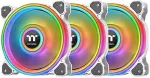 Thermaltake Riing Quad 12 RGB 3erP. white 120x120x25