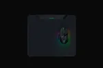 Razer | Wireless Charging Gaming Mouse Mat and Puck, Hard Edition | HyperFlux V2 Wireless Charging System | Gaming Mouse Mat | 360 x 311 mm | Black