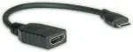 ROLINE HDMI High Speed Kabel mit Ethernet HDMI BU - Mini HDMI ST 0,15m