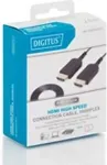 Digitus HDMI Anschlusskabel, HighFlex St/St, 2.0m, sw