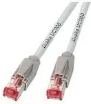 EFB-Elektronik RJ45 Patchkabel Cat.6A S/FTP LSZH Draka UC900 TM21 grau 10m Hersteller: EFB Elektronik (K8051.10)