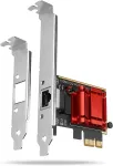 V&otilde;rgukaart AXAGON PCI-Express network card with 2.5 Gbit/s transmission rate and PXE support | PCEE-G25