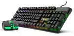 Klaviatuur INCA Gaming Maus+Tastatur RGB/ 3200DPI/6Tasten/1.50m schwarz retail