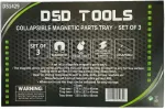 DSDTOOLS Kokkupandavate magnetkattetaoliste kaustade komplekt &ndash; 3 tk. DS1429