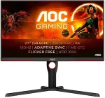 Monitor AOC G3 Q27G3XMN/BK computer 68.6 cm (27") 2560 x 1440 pixels 2K Ultra HD LED Black, Red