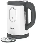 Veekeetja LAICA Dual Flo electric kettle 1.5 L 2400 W Grey, White
