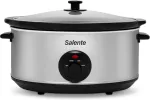 SALENTE HotPot, slow cooker, 6.5 l, manual control, stainless steel