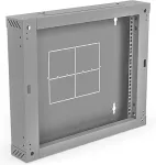 ALANTEC Sekcja tylna (zawiasowa / uchylna) do szafek SW-6U-600-450-01-S , szara 150mm