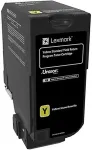 Tooner LEXMARK Toner 74C2SY0 Gelb bis zu 7.000 Seiten