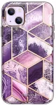I-Blason Cosmo iPhone 14 Plus Case, 6.7", Marble Purple