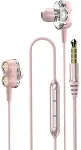 Dudao X15 Double Dynamic Musik H&oslash;rertelefoner 3.5mm Jack 1.2m Lyser&oslash;d