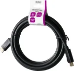 DELTACO DisplayPort kaabel, DP 1.4, 8K@60Hz, 4m, must